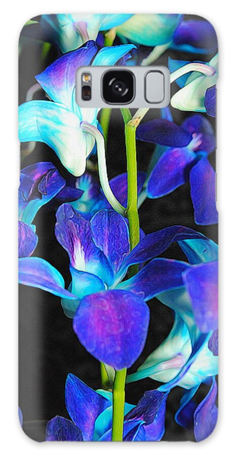 Purple Orchid Vines - Phone Case