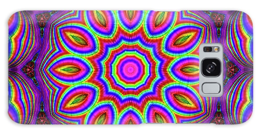 Purple Rainbow Flower Kaleidoscope - Phone Case