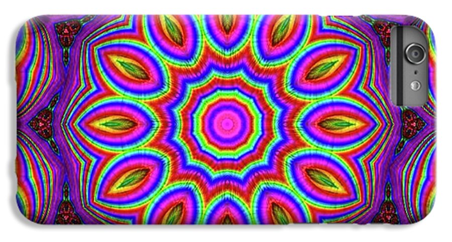 Purple Rainbow Flower Kaleidoscope - Phone Case