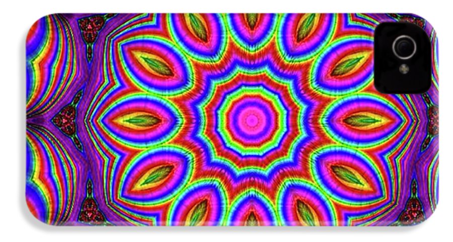 Purple Rainbow Flower Kaleidoscope - Phone Case