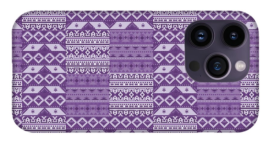 Purple Southwest Patchwork - Phone Case