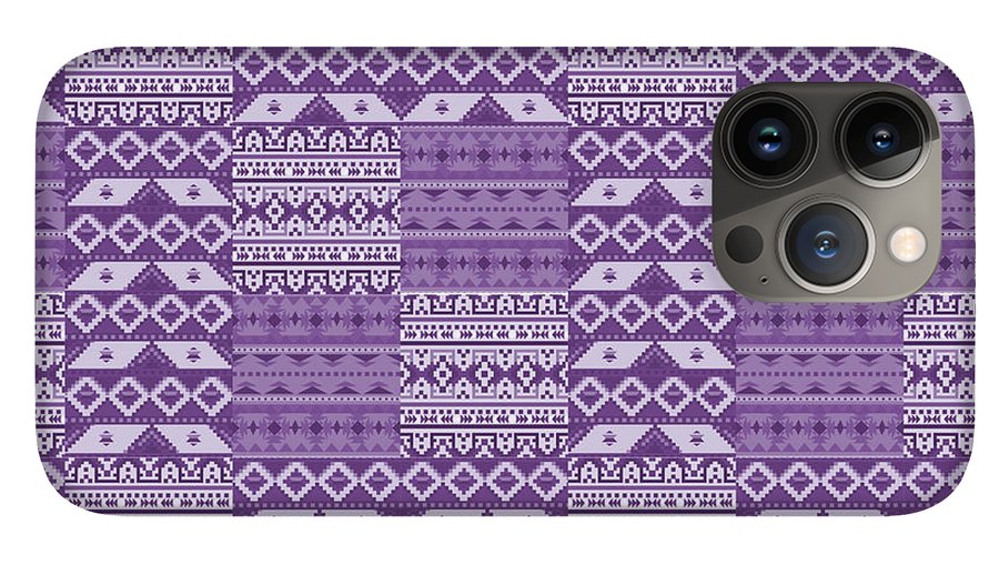 Purple Southwest Patchwork - Phone Case