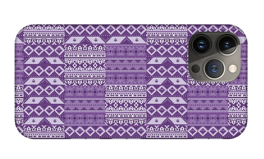 Purple Southwest Patchwork - Phone Case