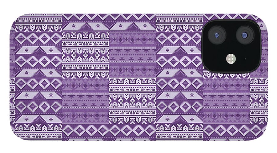Purple Southwest Patchwork - Phone Case