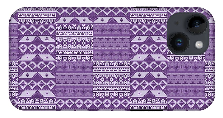 Purple Southwest Patchwork - Phone Case