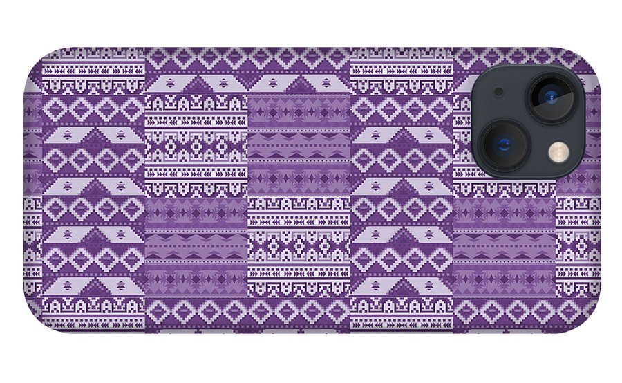 Purple Southwest Patchwork - Phone Case