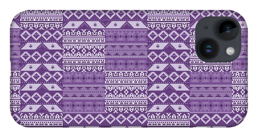 Purple Southwest Patchwork - Phone Case