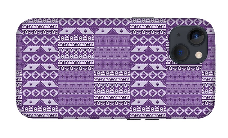 Purple Southwest Patchwork - Phone Case