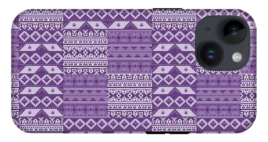 Purple Southwest Patchwork - Phone Case