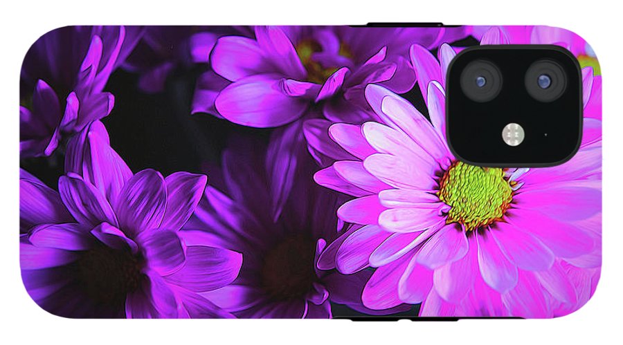 Purple Summer Daisies - Phone Case