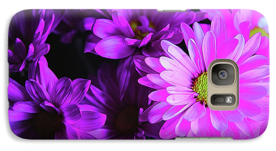 Purple Summer Daisies - Phone Case