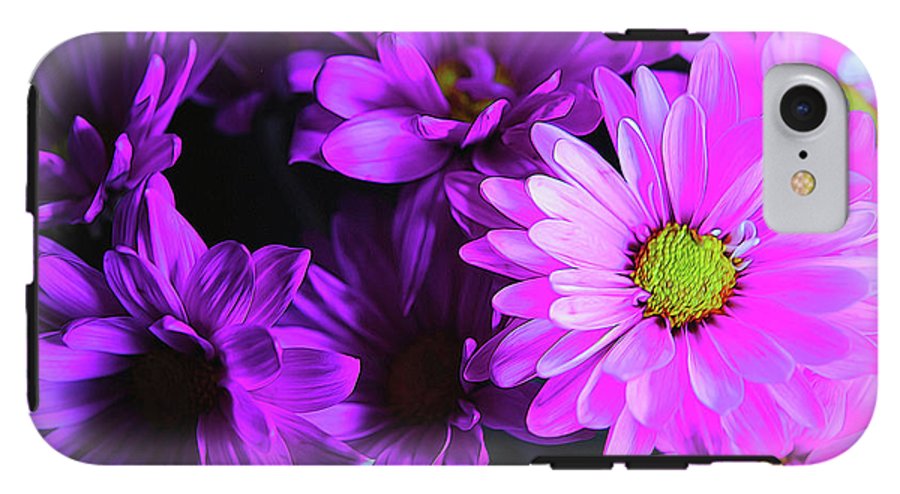 Purple Summer Daisies - Phone Case