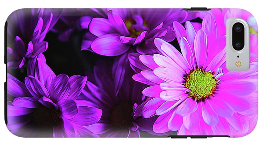 Purple Summer Daisies - Phone Case