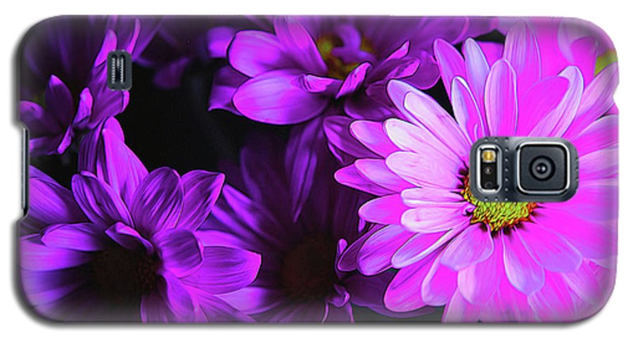 Purple Summer Daisies - Phone Case