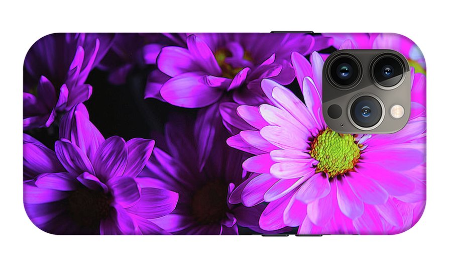 Purple Summer Daisies - Phone Case
