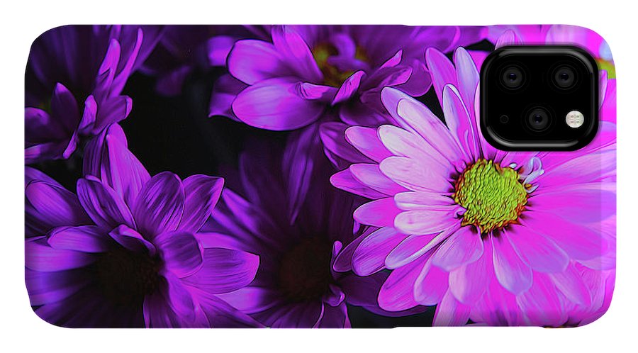 Purple Summer Daisies - Phone Case