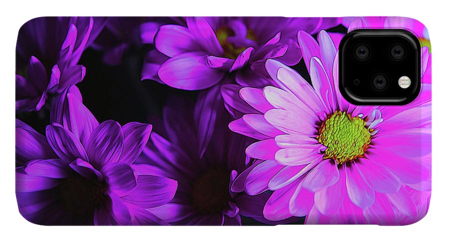 Purple Summer Daisies - Phone Case