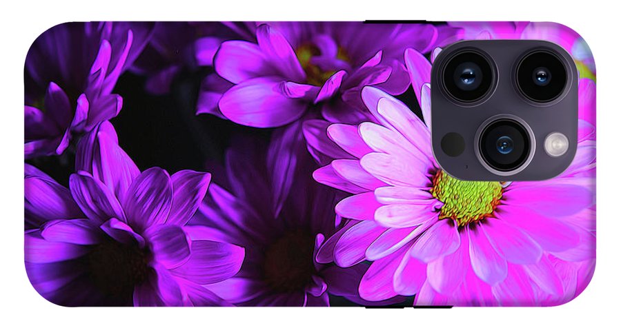 Purple Summer Daisies - Phone Case