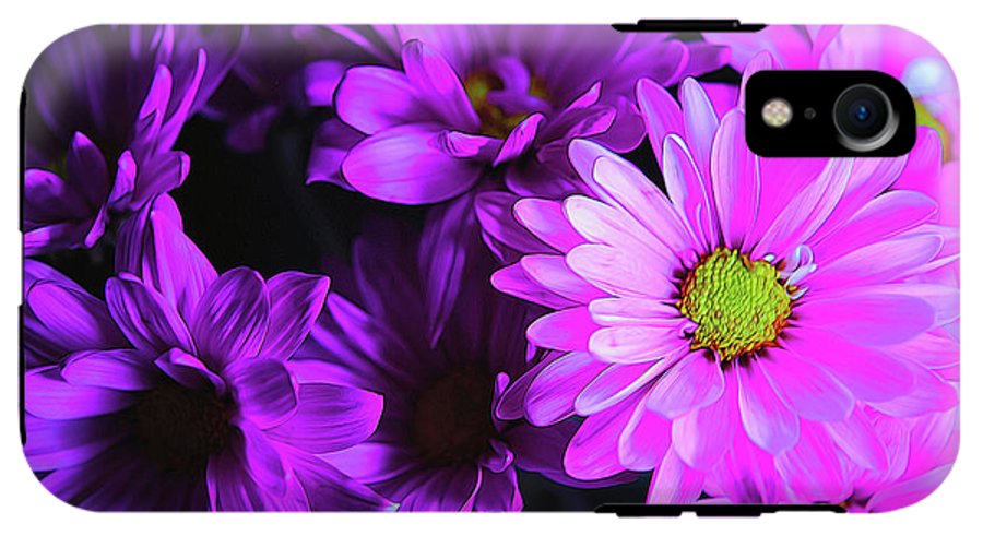 Purple Summer Daisies - Phone Case
