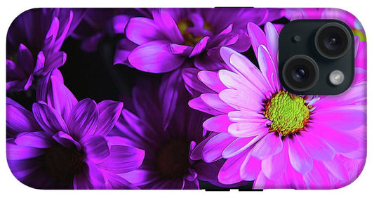 Purple Summer Daisies - Phone Case