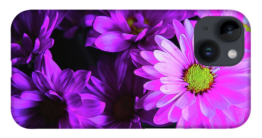Purple Summer Daisies - Phone Case