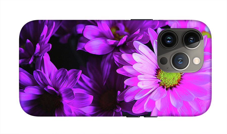 Purple Summer Daisies - Phone Case