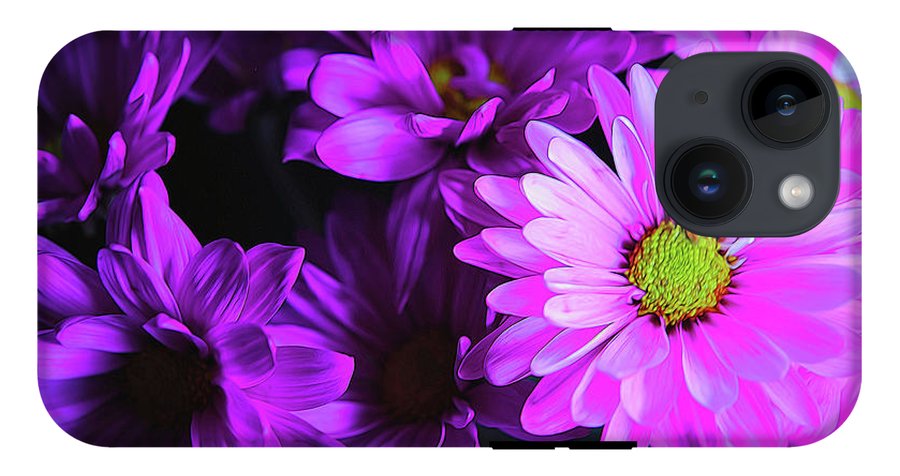 Purple Summer Daisies - Phone Case