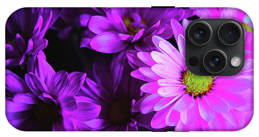 Purple Summer Daisies - Phone Case