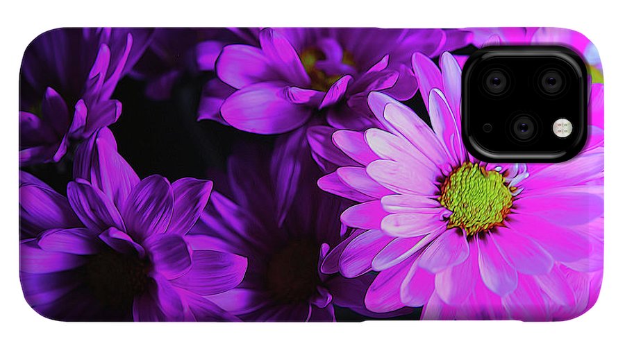 Purple Summer Daisies - Phone Case