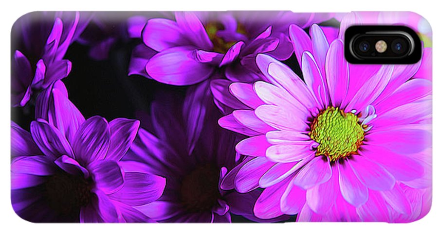 Purple Summer Daisies - Phone Case