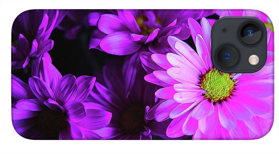 Purple Summer Daisies - Phone Case