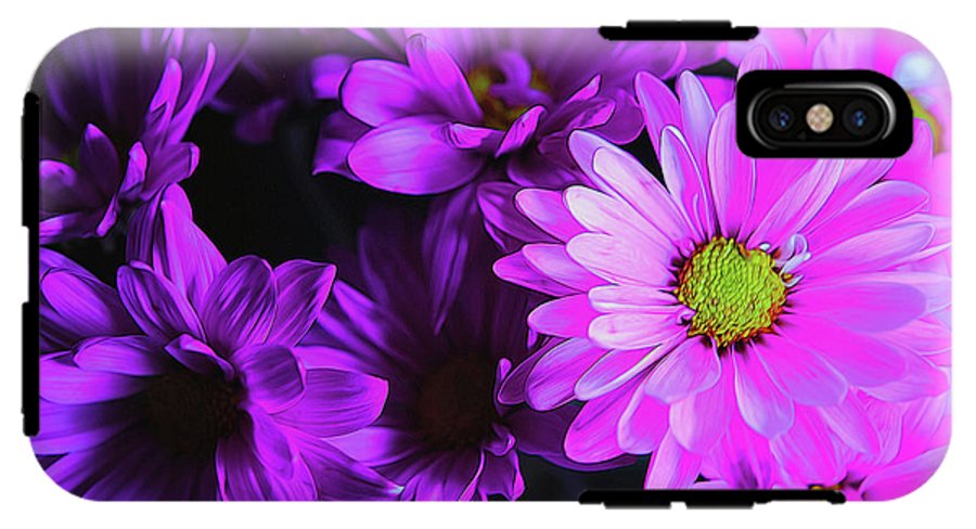Purple Summer Daisies - Phone Case