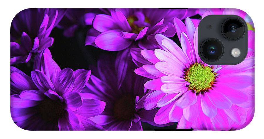 Purple Summer Daisies - Phone Case