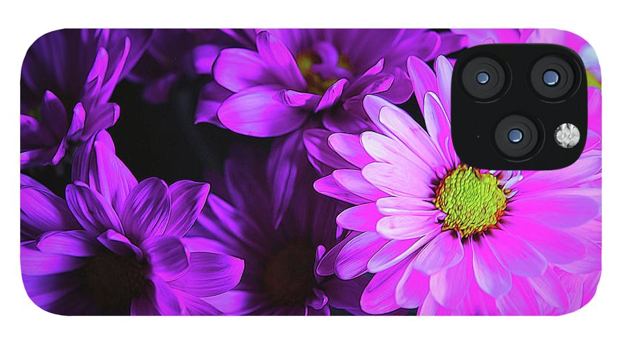 Purple Summer Daisies - Phone Case