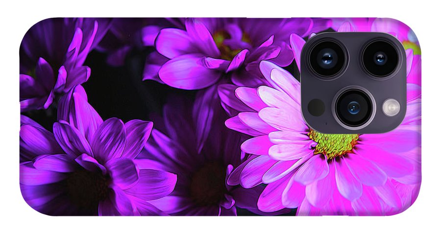 Purple Summer Daisies - Phone Case