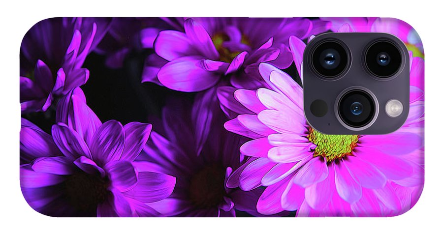 Purple Summer Daisies - Phone Case