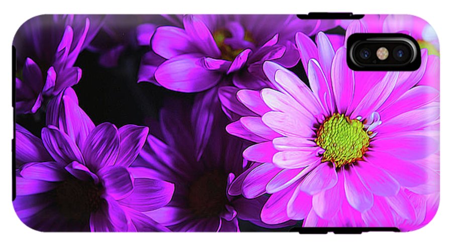Purple Summer Daisies - Phone Case
