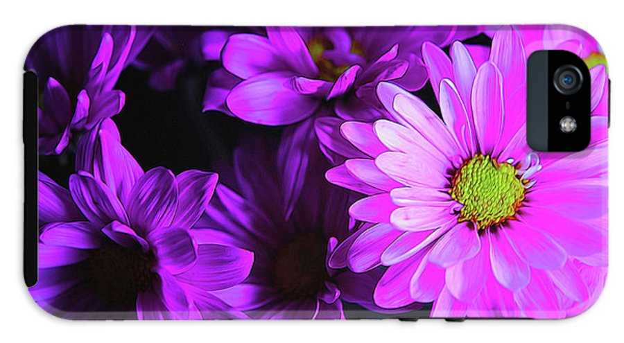 Purple Summer Daisies - Phone Case
