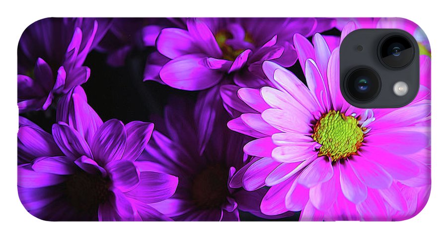 Purple Summer Daisies - Phone Case