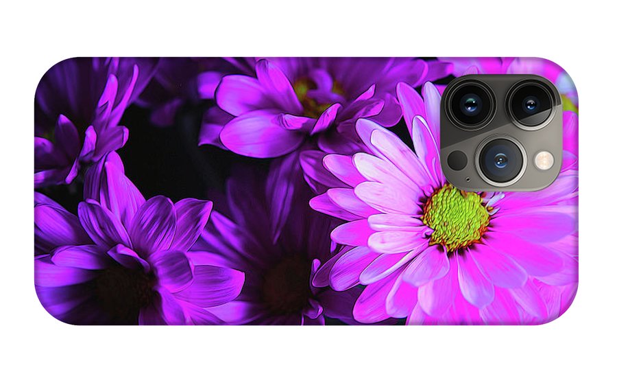 Purple Summer Daisies - Phone Case