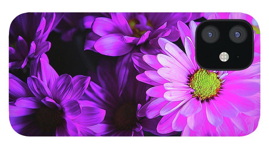 Purple Summer Daisies - Phone Case