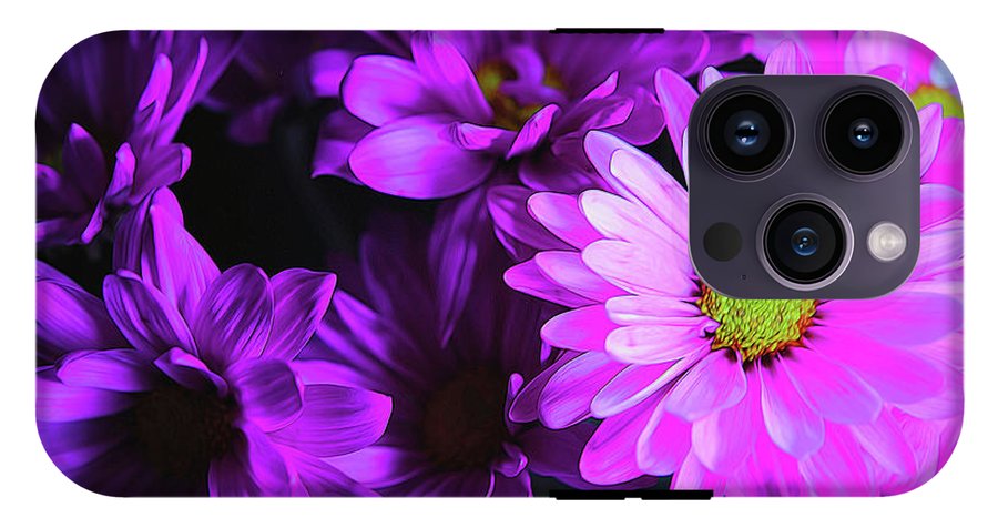 Purple Summer Daisies - Phone Case