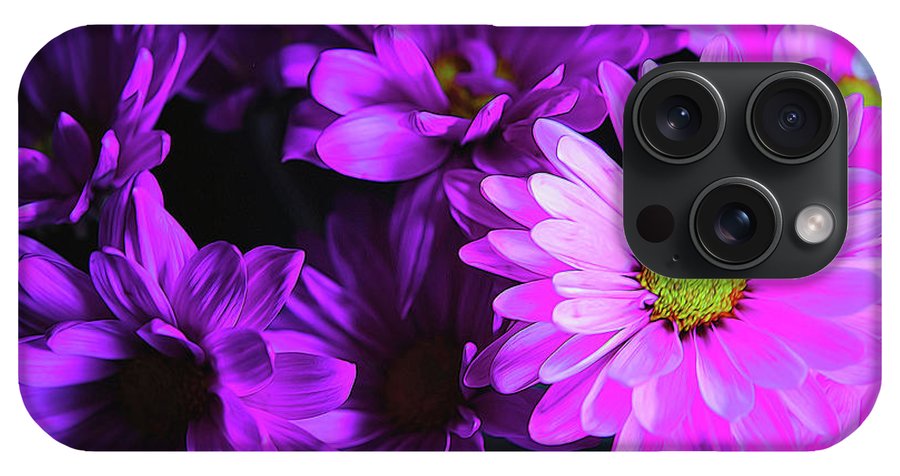 Purple Summer Daisies - Phone Case