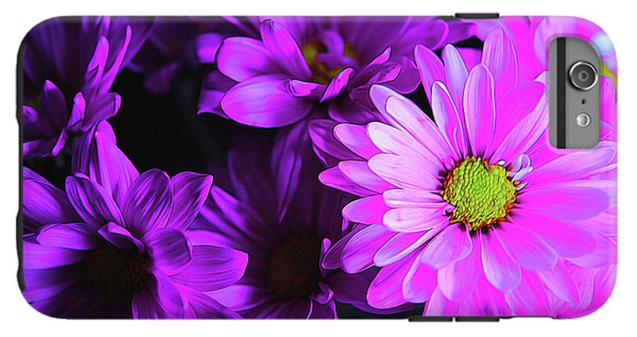 Purple Summer Daisies - Phone Case