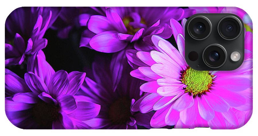 Purple Summer Daisies - Phone Case
