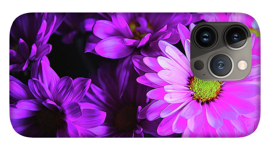 Purple Summer Daisies - Phone Case