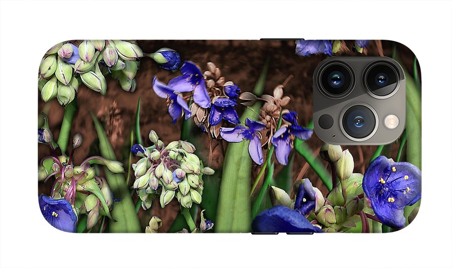 Purple Wildflowers - Phone Case