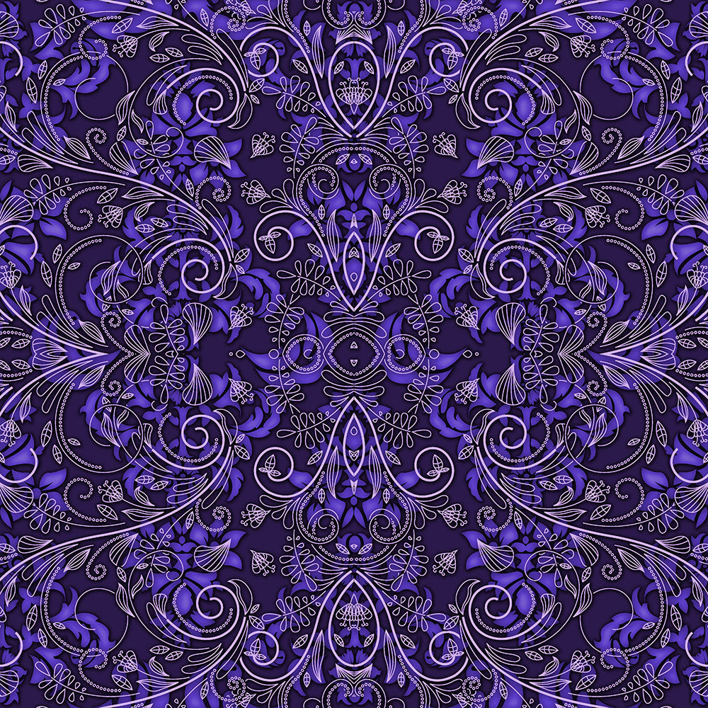 Purple Lace and Vines Digital Image Download