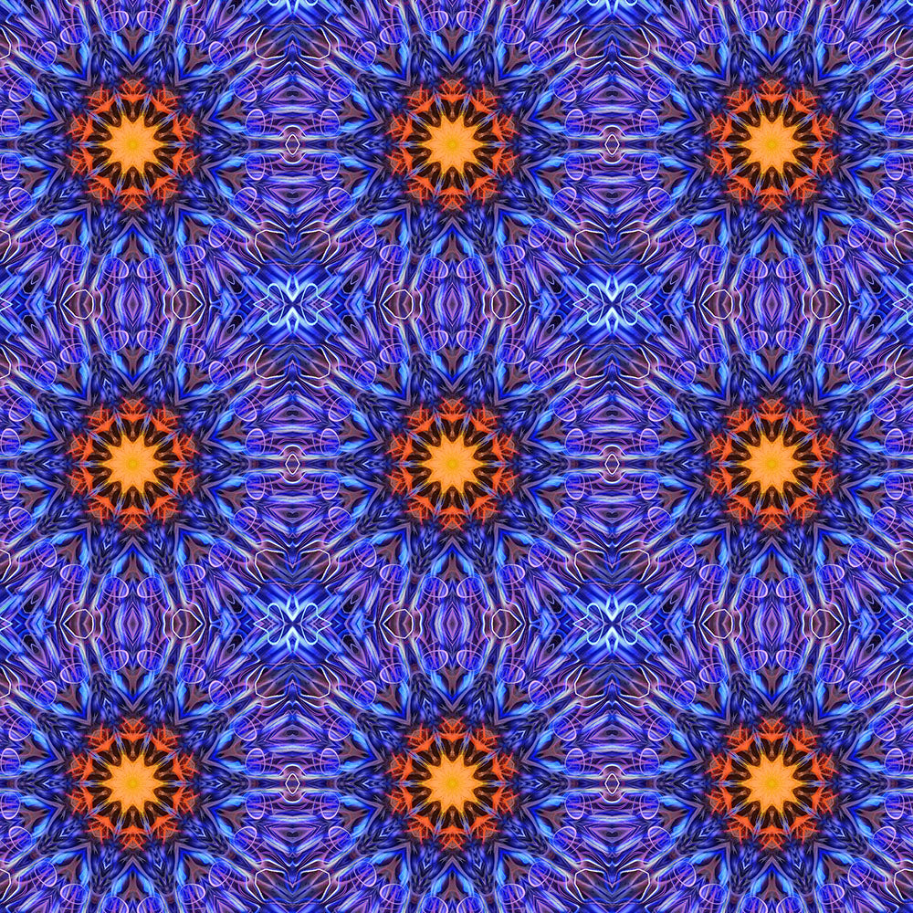 Purple Spikey Kaleidoscope Digital Image Download