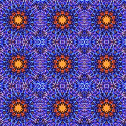 Purple Spikey Kaleidoscope Digital Image Download